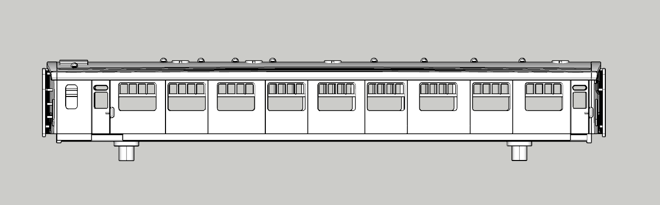 (image for) (N) SR Bulleid Eastleigh Rest Comp - d2665 - Rebuilt Dining Car